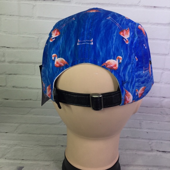 Brooklyn Zoo Flamingo Streetwear Strapback Hat - Picture 4 of 8